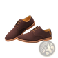 Men's Nubuck Leather Casual Suede Lace Up Shoes