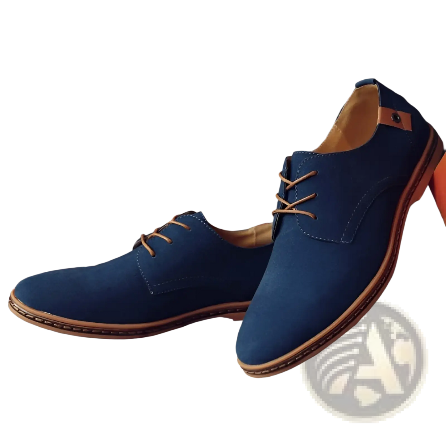 Men's Nubuck Leather Casual Suede Lace Up Shoes
