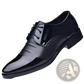 Men's Oxford Leather Shoes British Style Pointed Toe