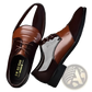 Men's Oxford Leather Shoes British Style Pointed Toe