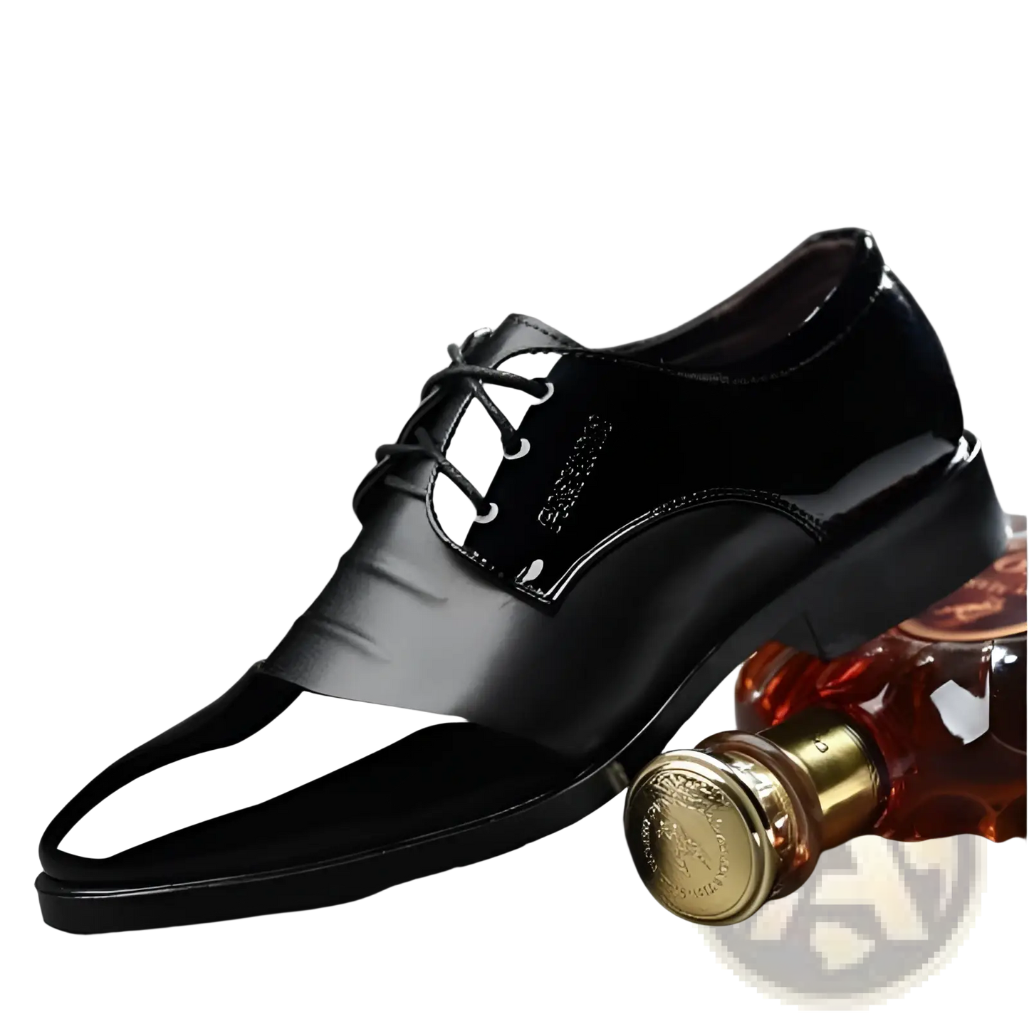 Men's Oxford Leather Shoes British Style Pointed Toe
