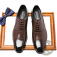 Men's Oxford Leather Shoes Japanese Dress Style