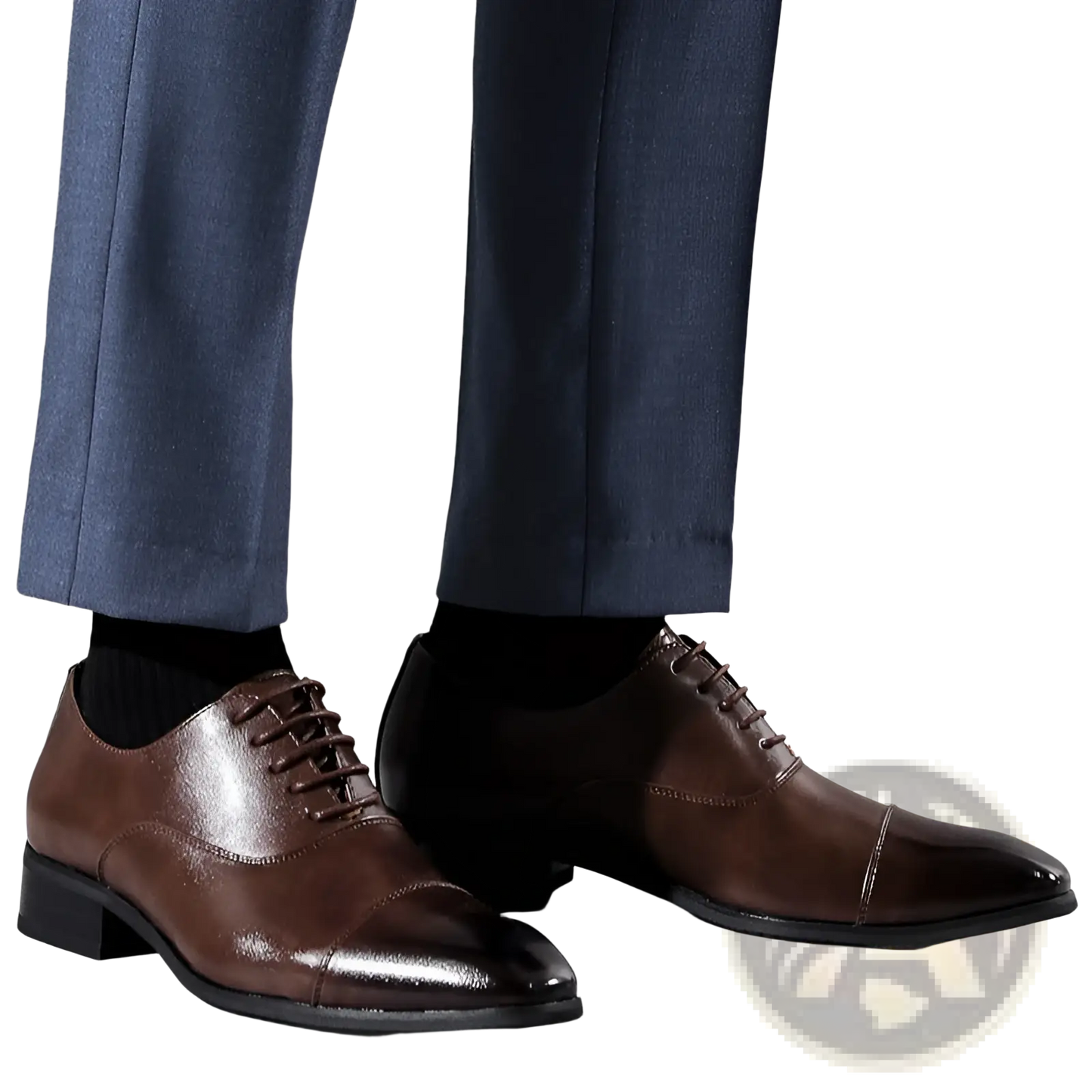 Men's Oxford Leather Shoes Japanese Dress Style