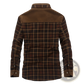 Men's Plaid Fleece Lined Corduroy Winter Jacket