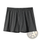 Men's Plus Size Cotton Striped and Plaid Boxer Shorts