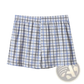 Men's Plus Size Cotton Striped and Plaid Boxer Shorts