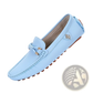 Men's Plus Size Leather Driving Moccasin Loafers
