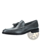 Men's Polished Leather Tassel Loafers with Composite Soles