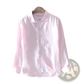 Men's Premium 100% Linen Long Sleeve Casual Shirt