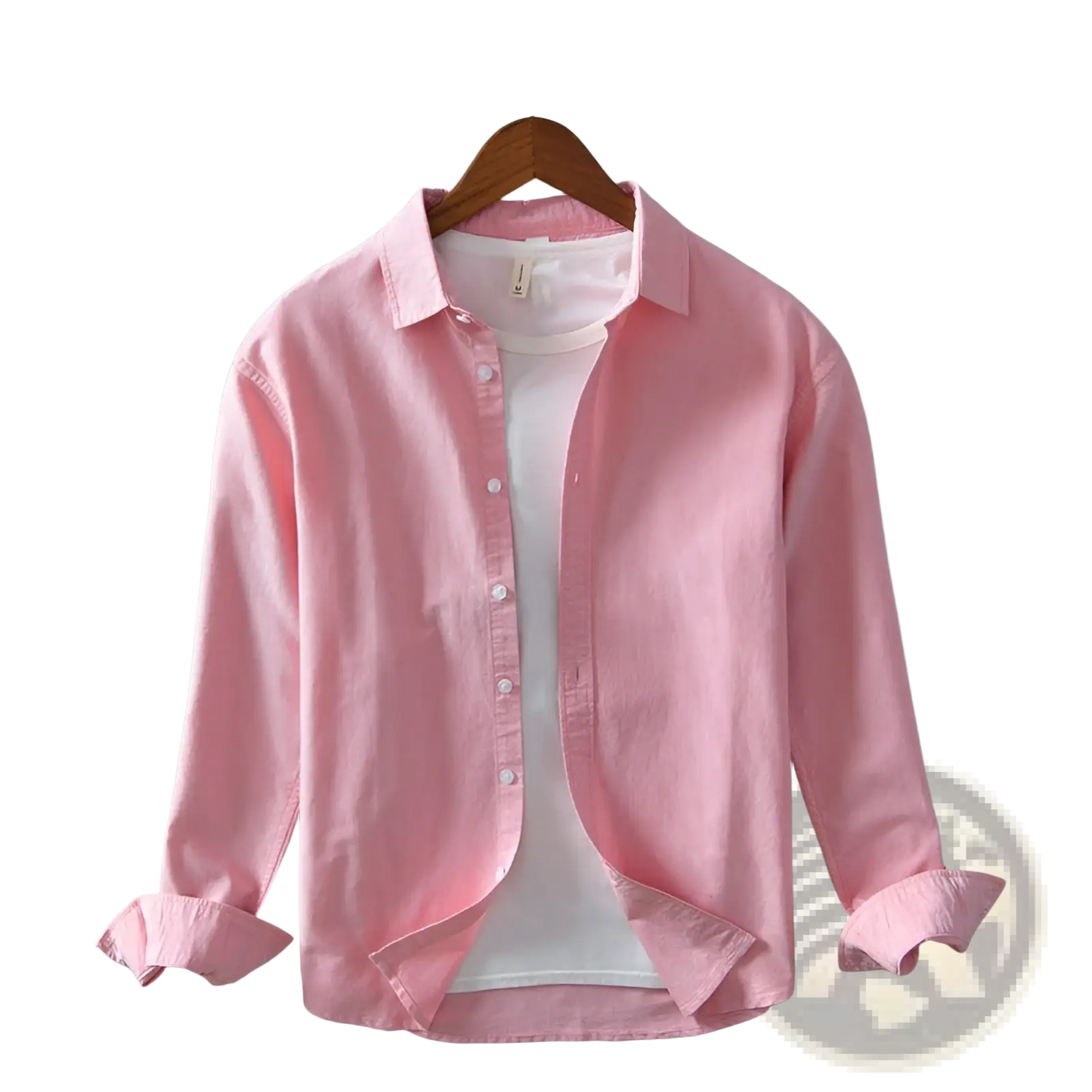 Men's Premium 100% Linen Long Sleeve Casual Shirt