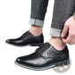 Men's Premium Pu Leather Lace Up Casual Dress Shoes