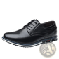 Men's Premium Pu Leather Lace Up Casual Dress Shoes