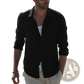 Men's Premium Textured Linen Blend Long Sleeve Shirt