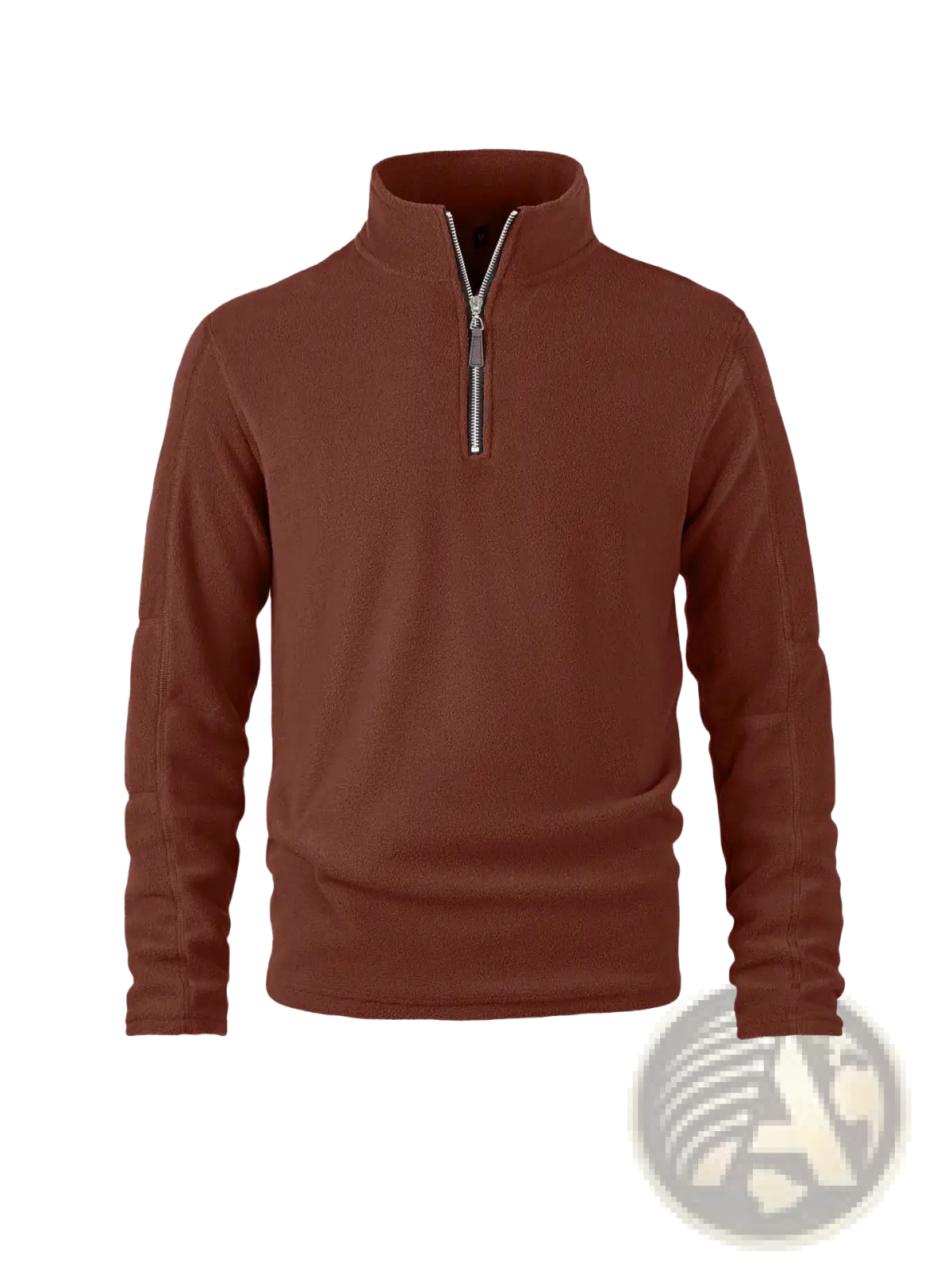 Men's Quarter Zip Polar Fleece Pullover Hoodie