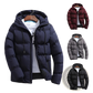 Men's Quilted Cotton Hooded Puffer Jacket