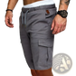 Men's Relaxed Drawstring Cotton Cargo Shorts