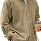 Men's Relaxed Fit Corduroy Shirt Jacket