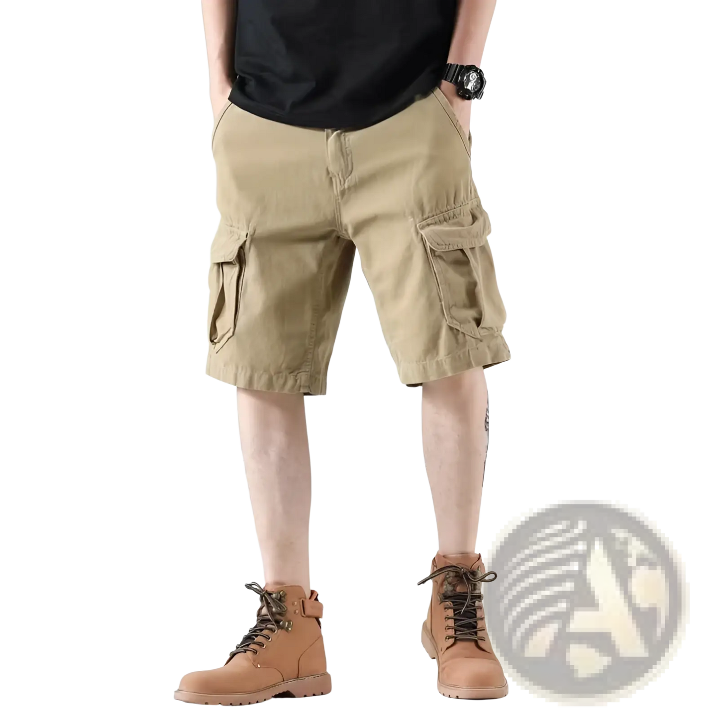 Men's Relaxed Fit Multi Pocket Cargo Shorts