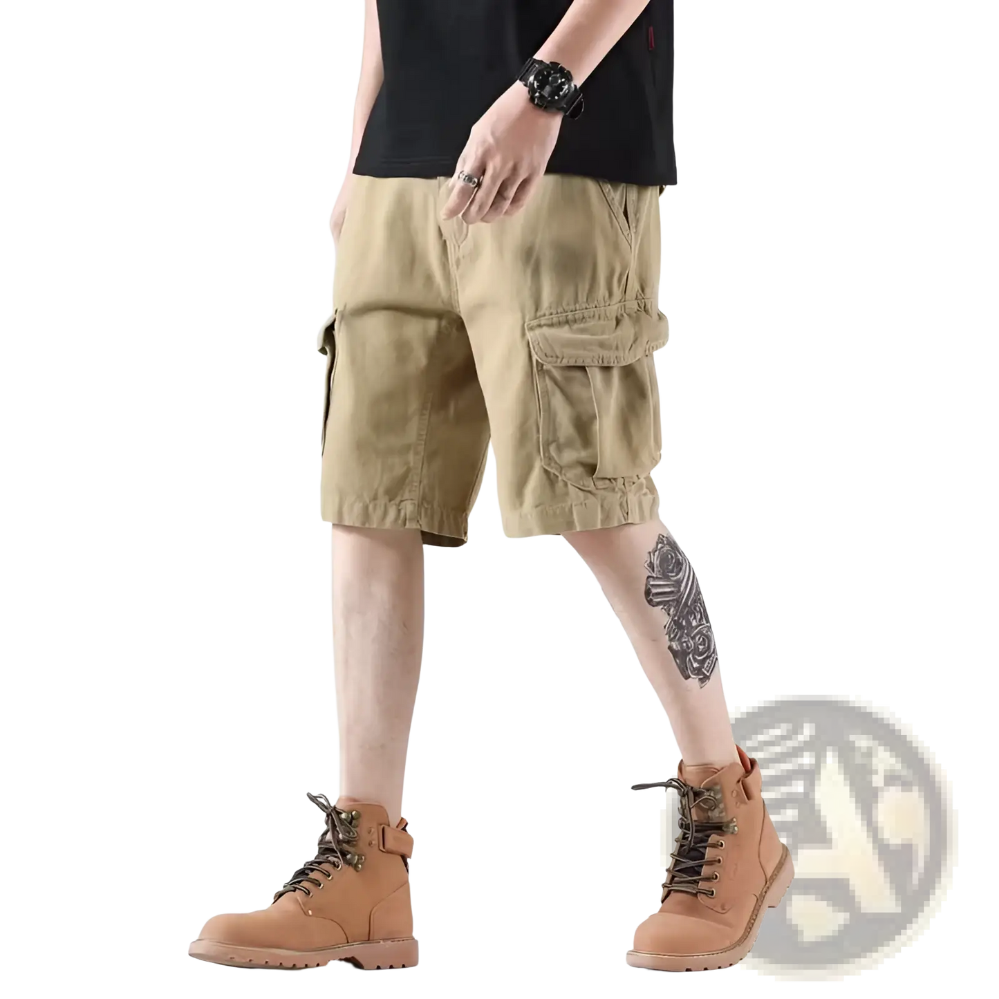 Men's Relaxed Fit Multi Pocket Cargo Shorts