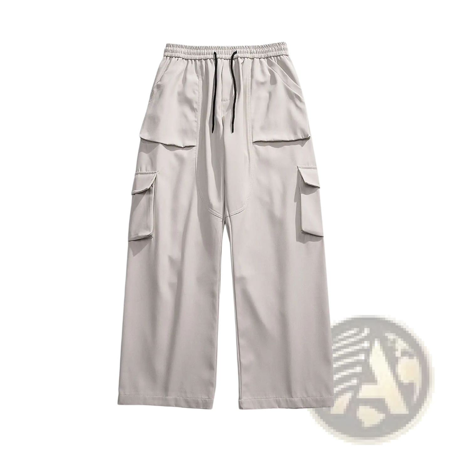 Men's Relaxed Straight Leg Cargo Track Pants
