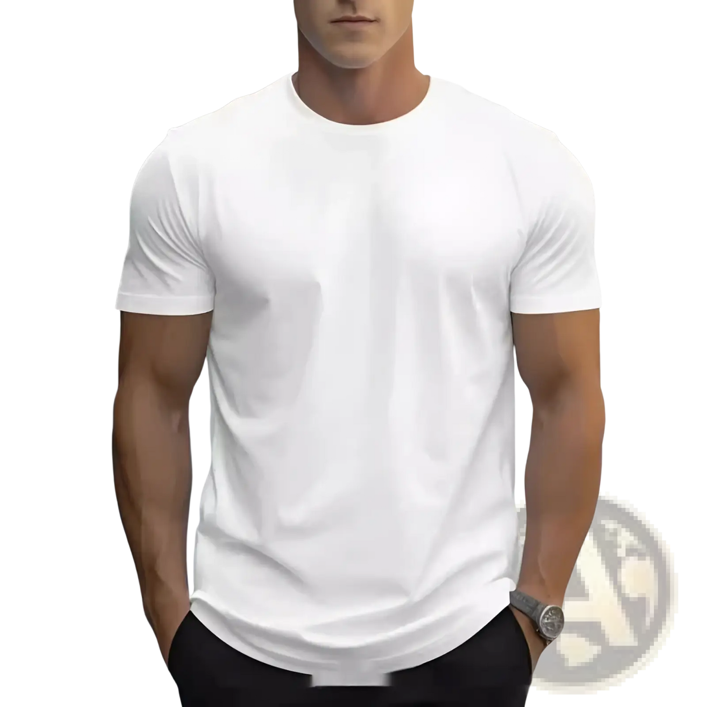 Men's Retro Linen Blend Loose Fit Short Sleeve t Shirt