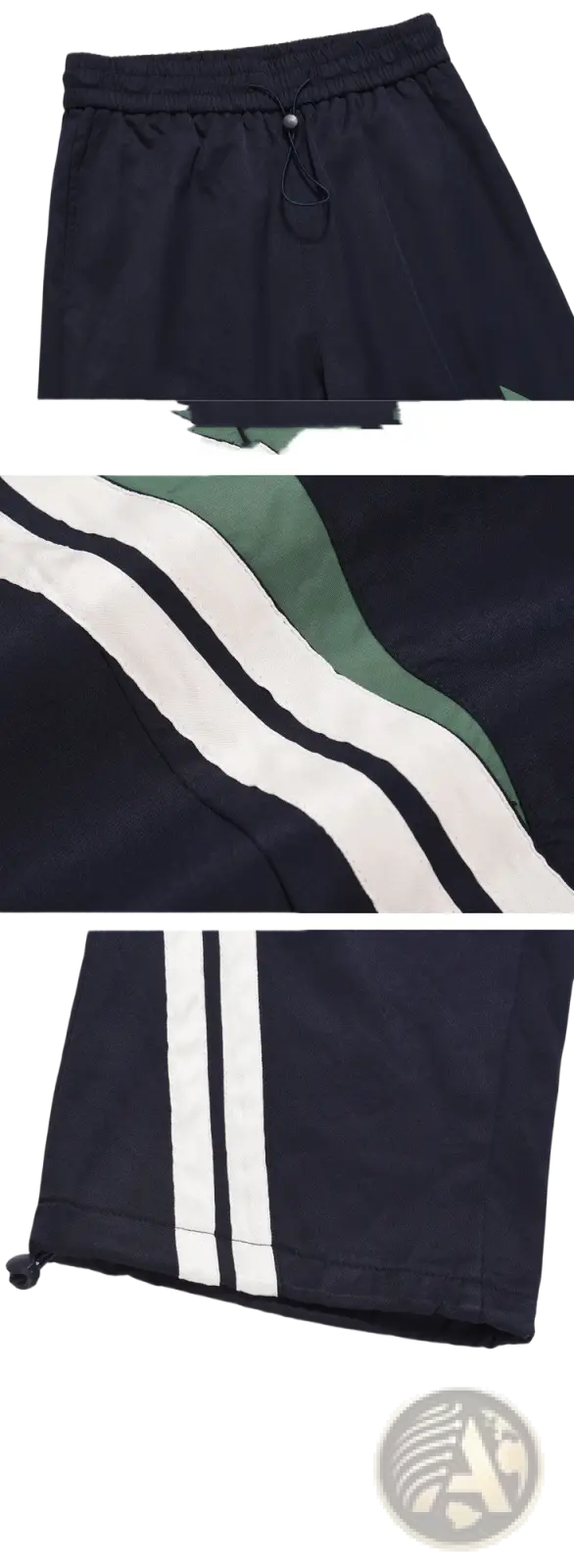 Men's Retro Striped Athletic Track Pants