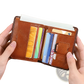 Men's Rfid Leather Wallet with Zip Coin Pocket