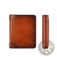 Men's Rfid Leather Wallet with Zip Coin Pocket