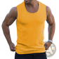 Men's Ribbed Cotton Slim Fit Knit Tank Top