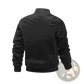 Men's Satin Bomber Jacket with Contrast Lining