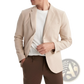 Men's Slim Fit Business Casual Plaid and Solid Blazers