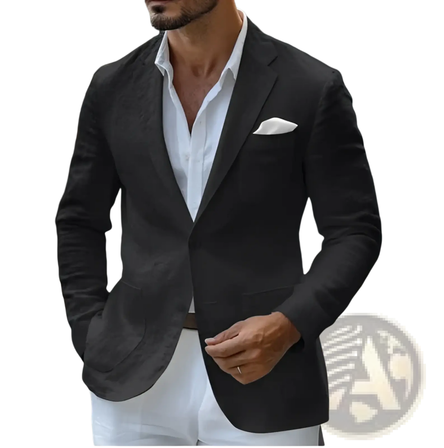 Men's Slim Fit Business Casual Plaid and Solid Blazers