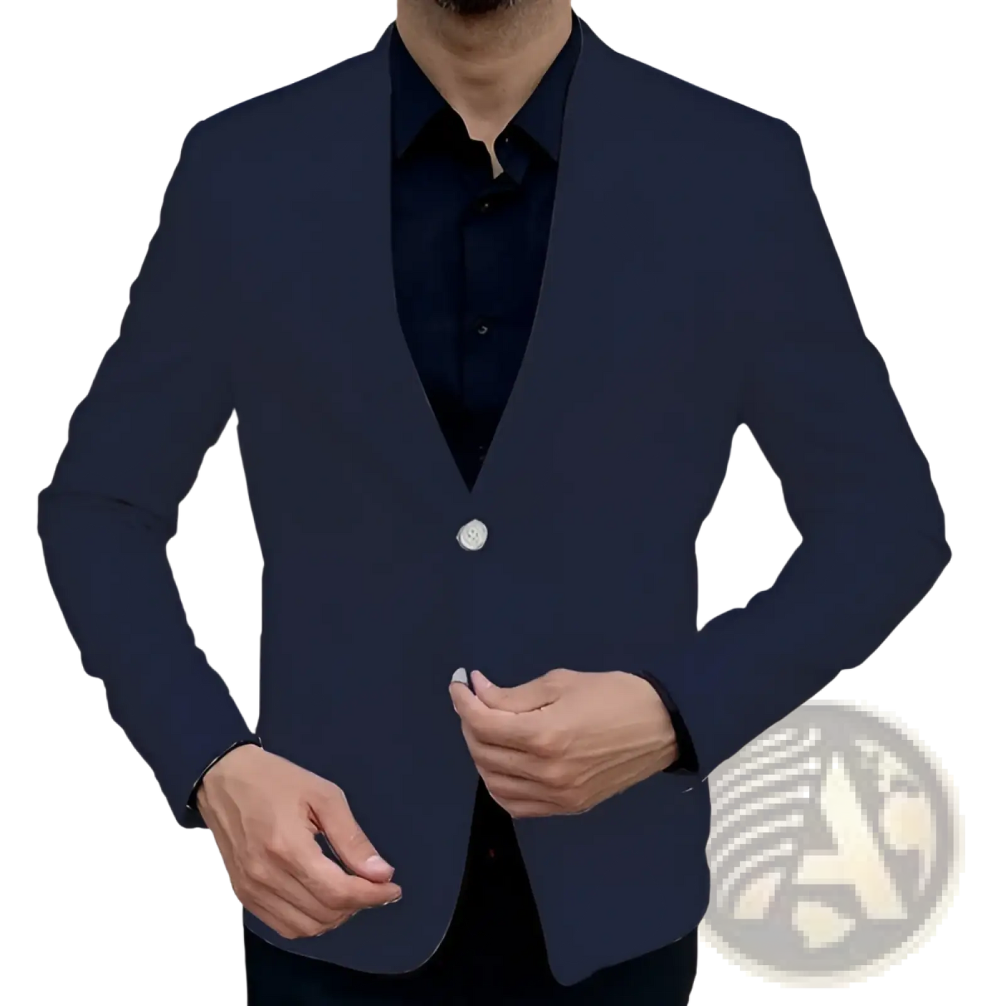 Men's Slim Fit Business Casual Plaid and Solid Blazers