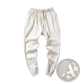 Men's Slim Fit Cotton Linen Tapered Joggers