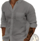 Men's Slim Fit Cotton Long Sleeve Button Down Shirt