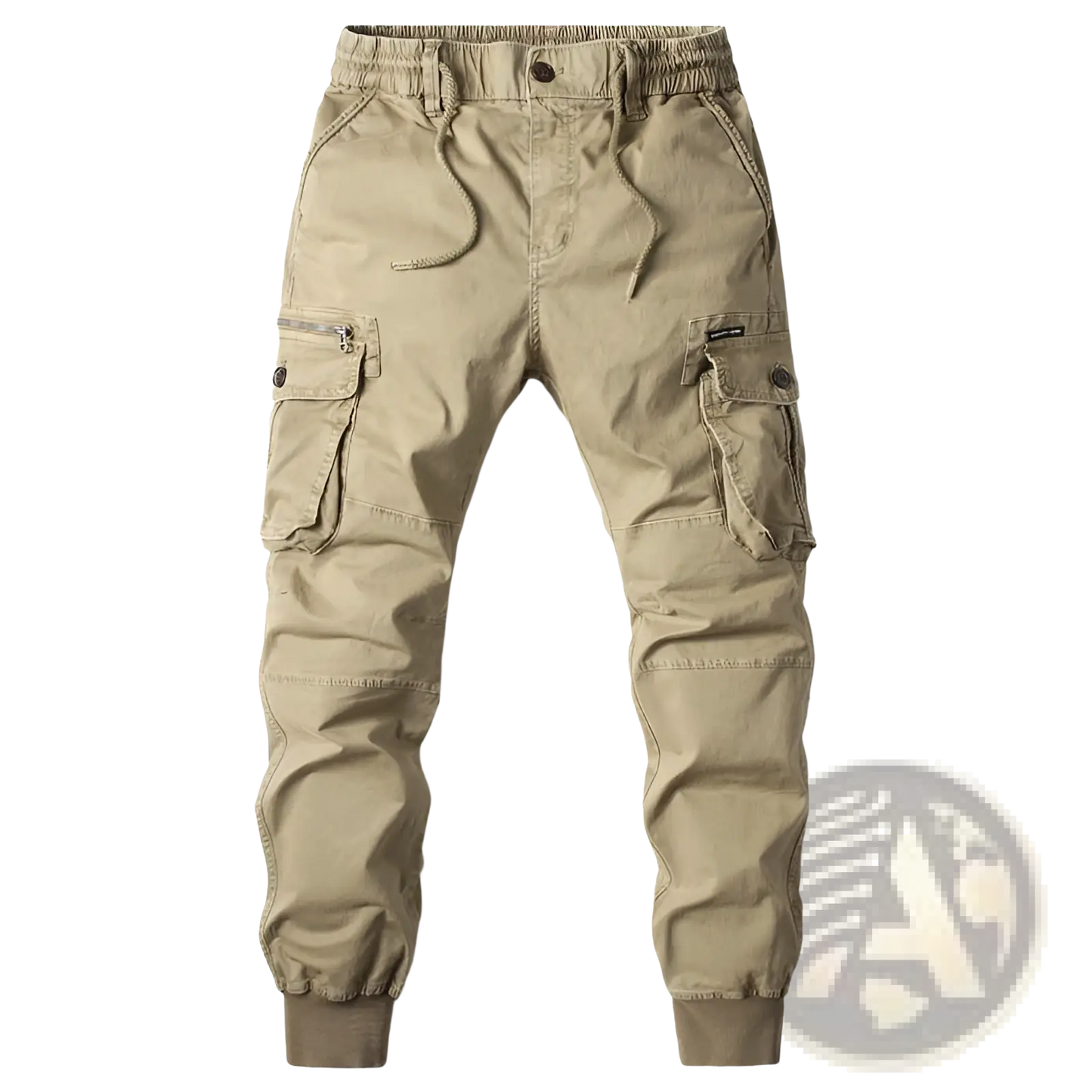 Men's Slim Fit Multi Pocket Cotton Cargo Work Pants