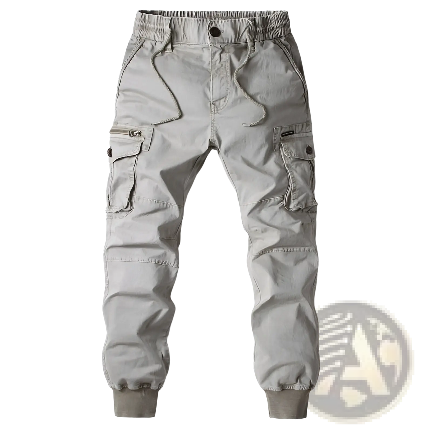 Men's Slim Fit Multi Pocket Cotton Cargo Work Pants
