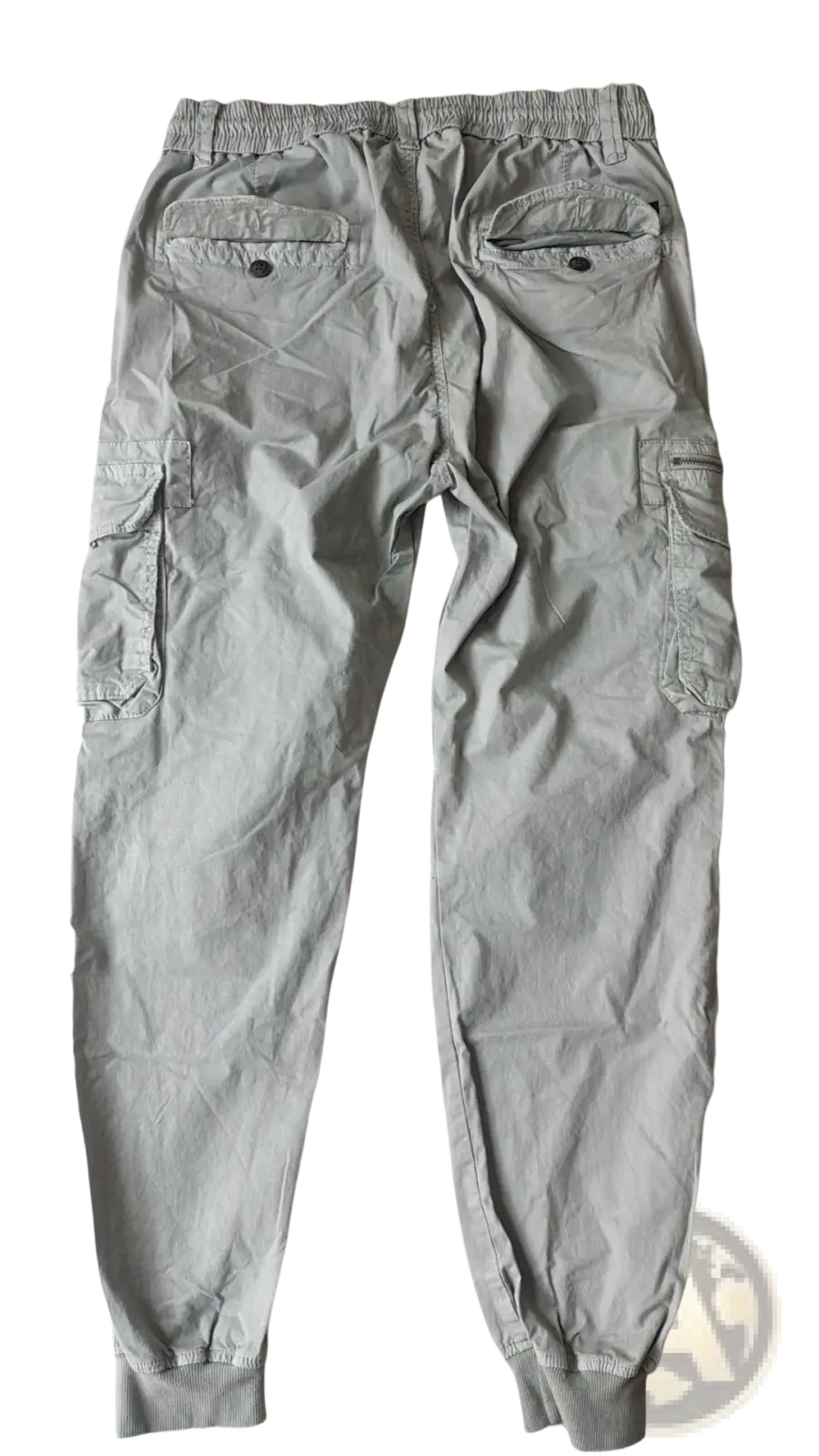 Men's Slim Fit Multi Pocket Cotton Cargo Work Pants