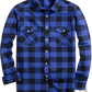 Men's Slim Fit Plaid Flannel Button Up Shirt