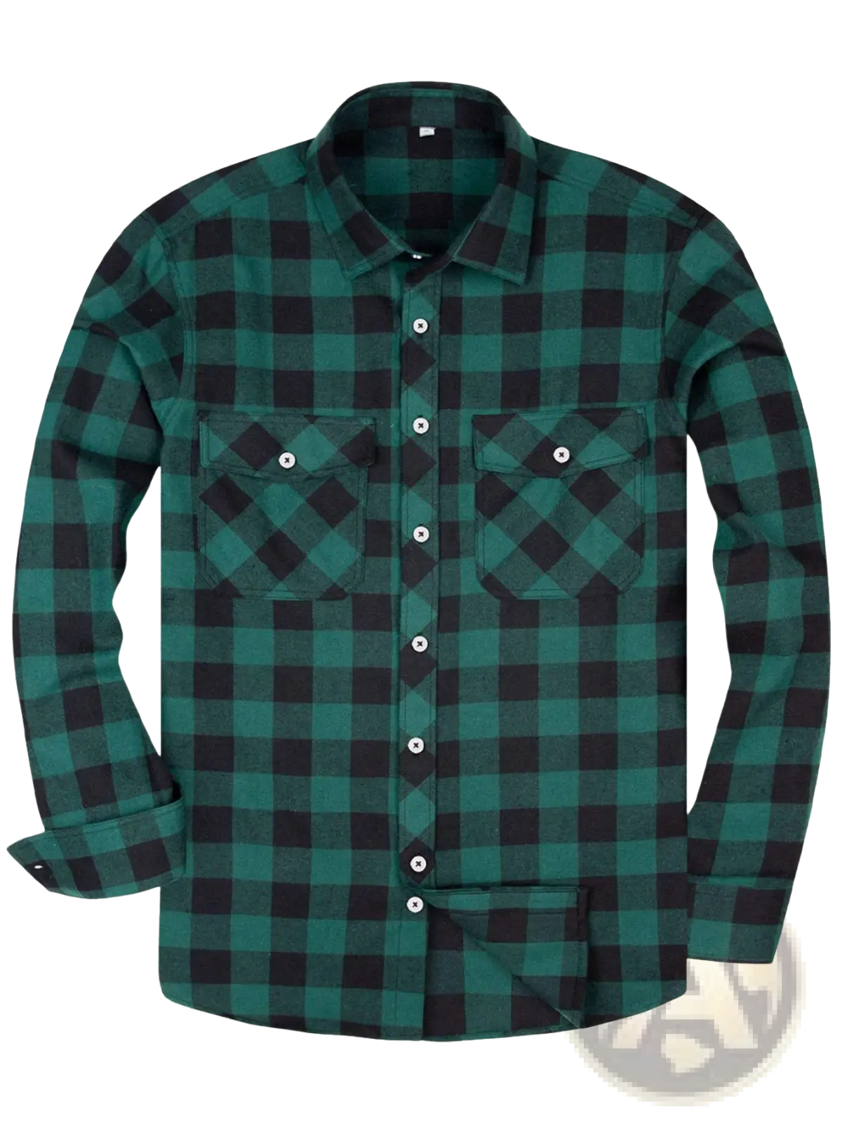Men's Slim Fit Plaid Flannel Button Up Shirt