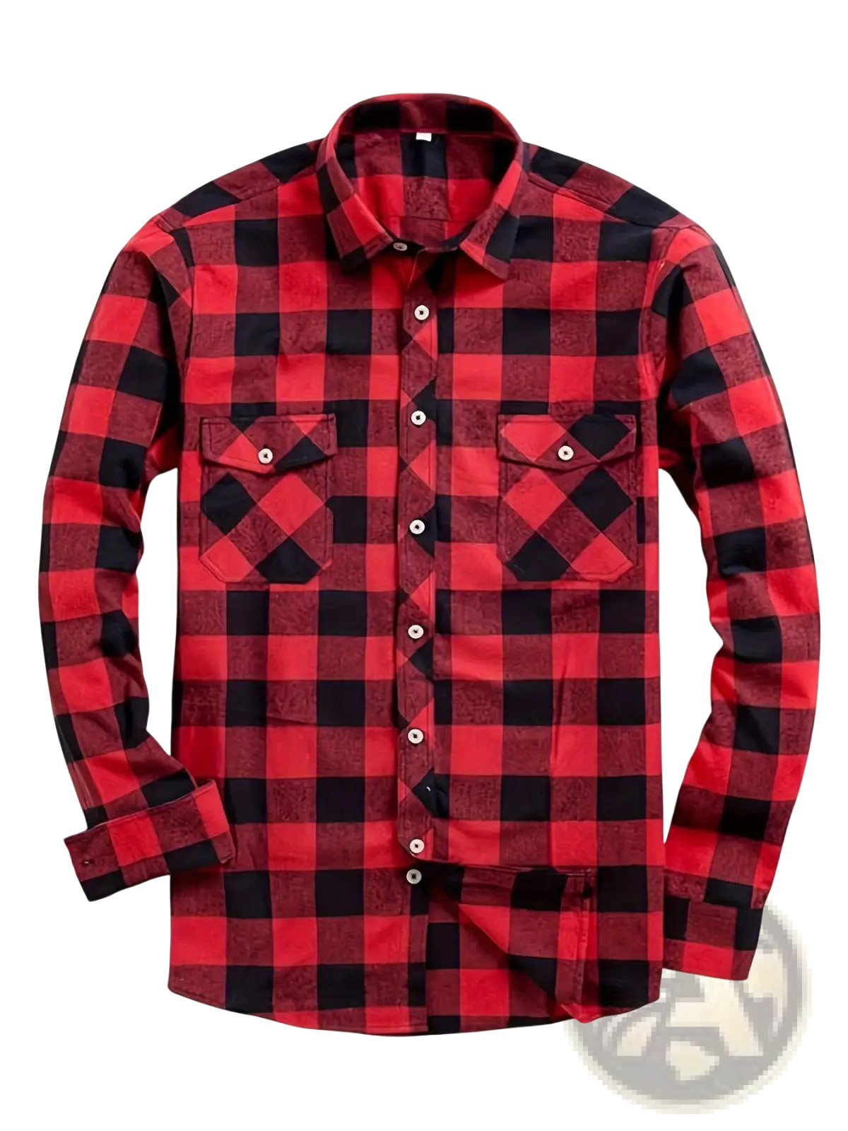 Men's Slim Fit Plaid Flannel Button Up Shirt