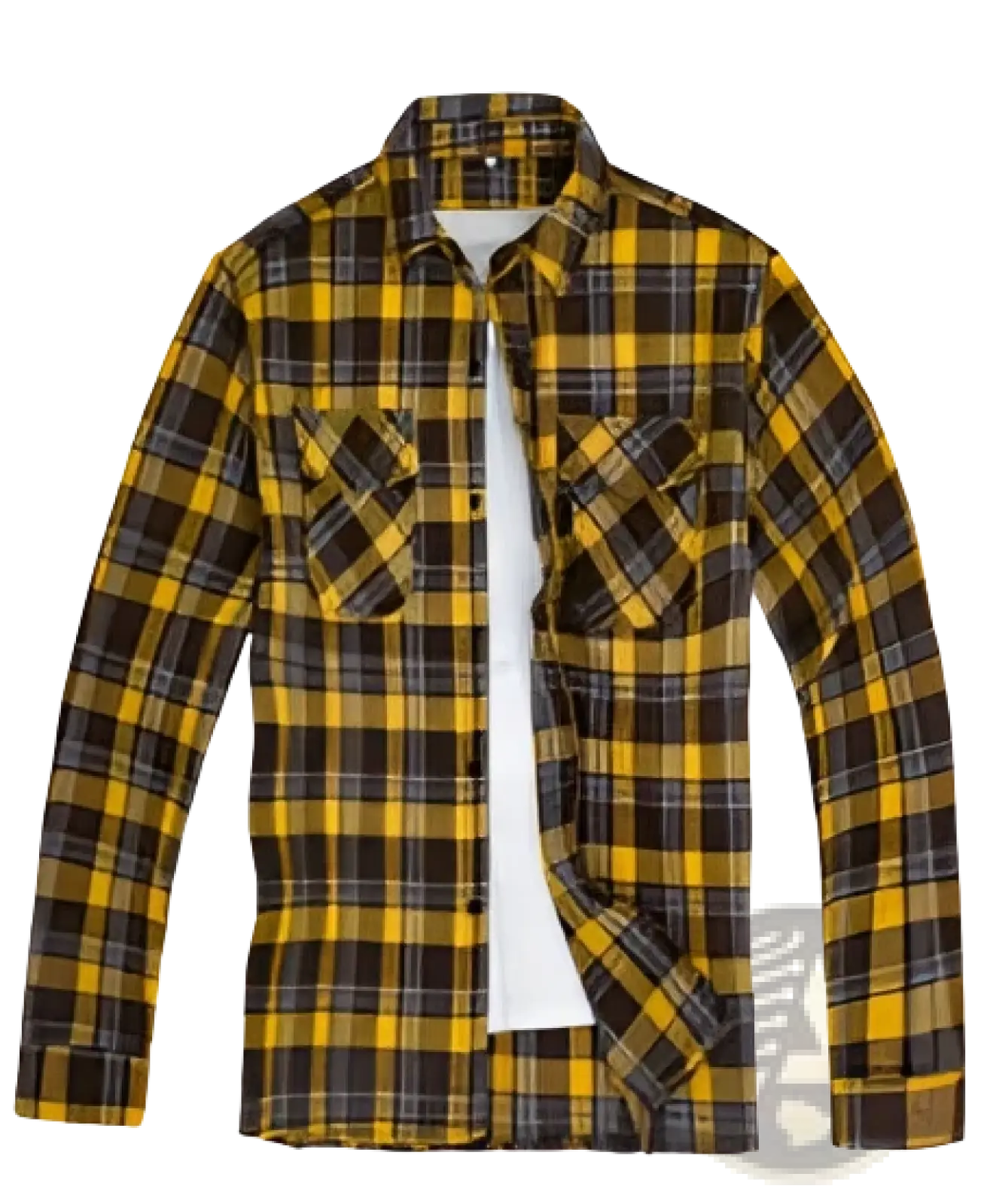 Men's Slim Fit Plaid Flannel Button Up Shirt