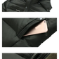 Men's Slim Fit Quilted Winter Jacket with Fleece Lining