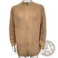 Men's Slim Fit Ribbed Knit Zip Up Sweater Jacket
