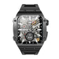 Men's Waterproof Skeleton Dial Smart Health Watch