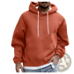 Men's Solid Drop Shoulder Pullover Hoodie