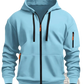 Men's Sport Casual Fleece Lined Zipper Hoodie Jacket