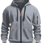Men's Sport Casual Fleece Lined Zipper Hoodie Jacket