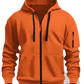 Men's Sport Casual Fleece Lined Zipper Hoodie Jacket