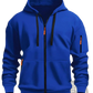 Men's Sport Casual Fleece Lined Zipper Hoodie Jacket